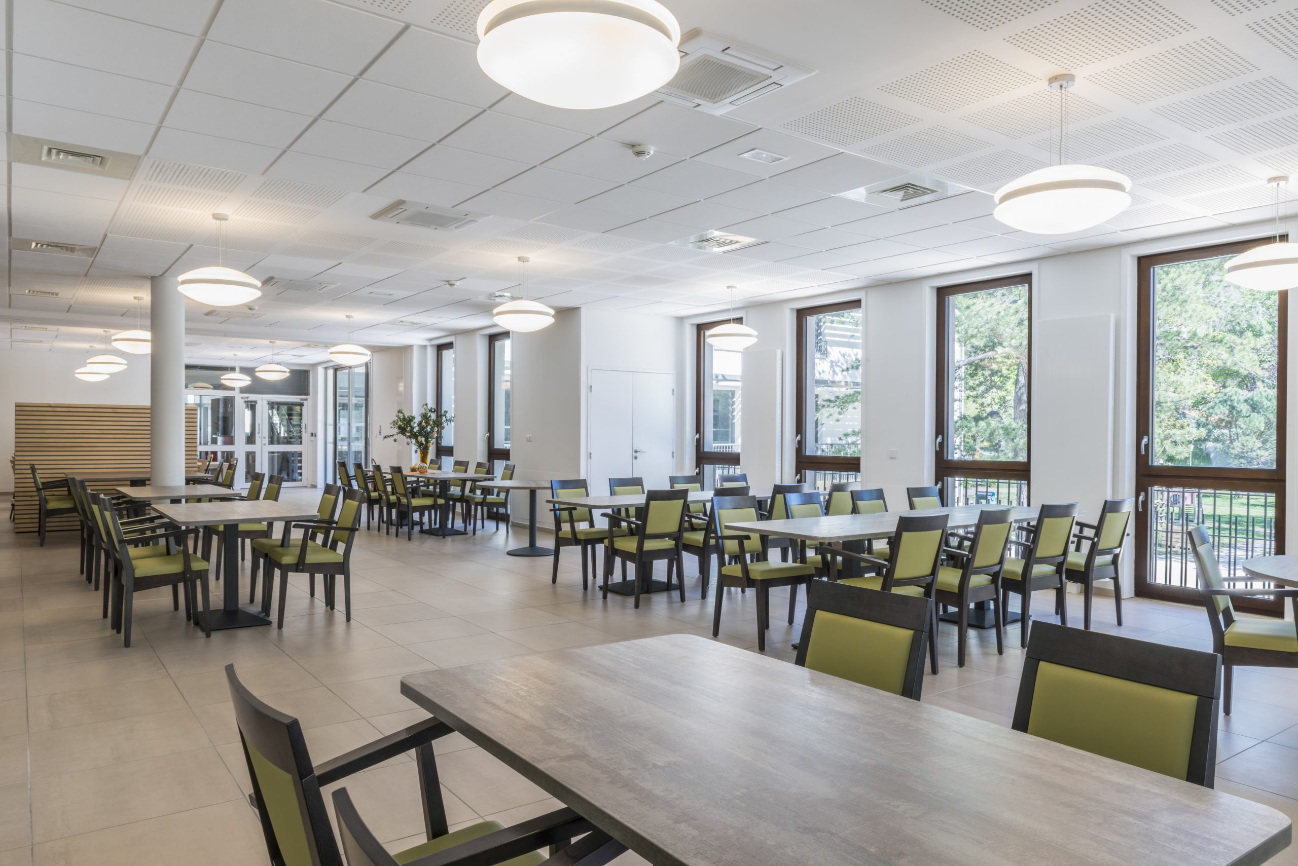 Vue intérieure de la résidence